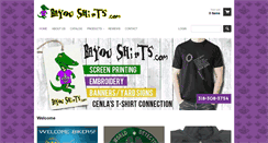 Desktop Screenshot of bayoushirts.com